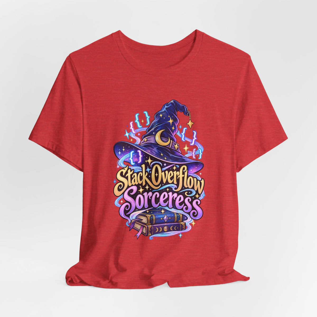 Stack Overflow Sorceress Funny Programmer T-Shirt