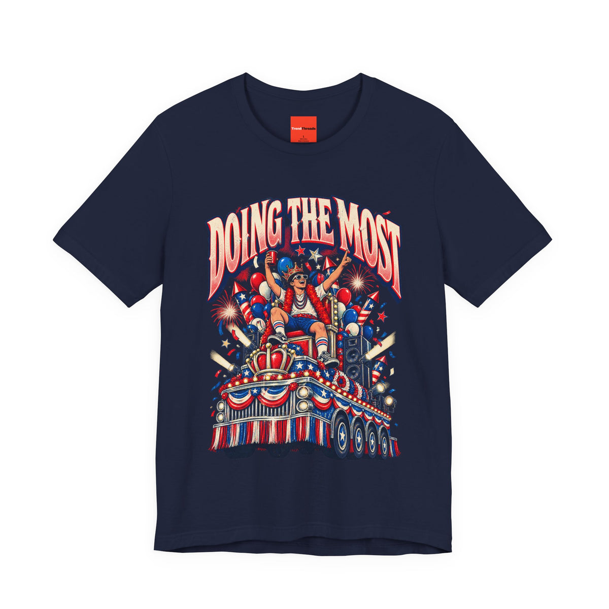 DOING THE MOST Funny Retro Vintage T-Shirt