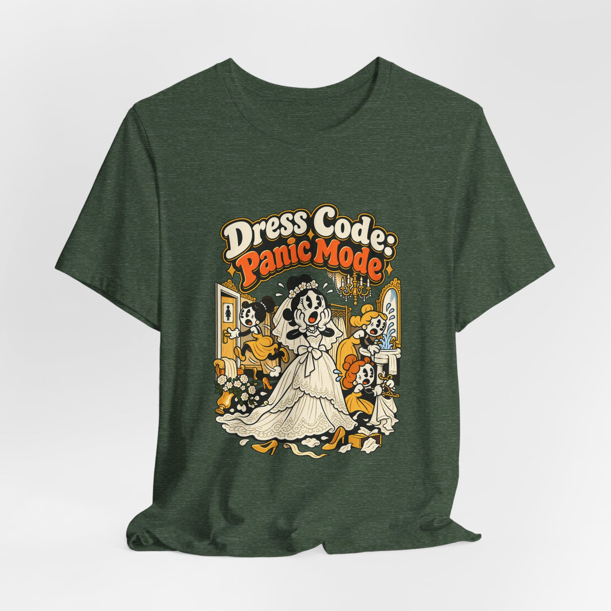 Dress Code: Panic Mode Funny Sarcastic T-Shirt