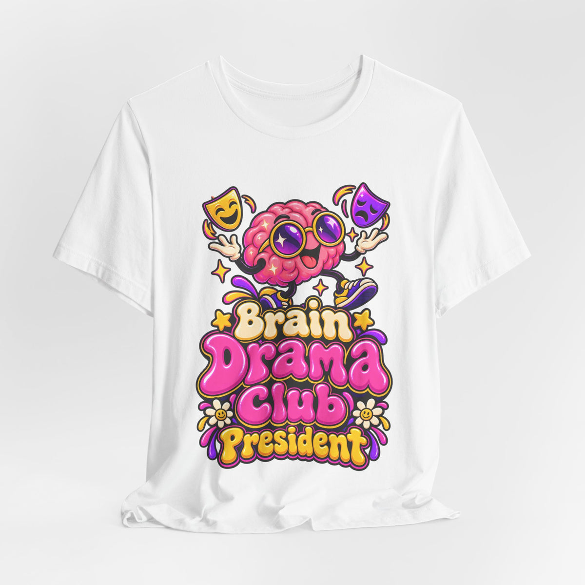 Brain Drama Club President Funny Y2K T-Shirt