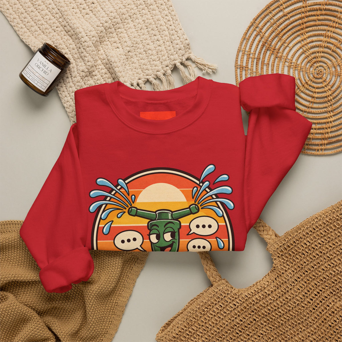 Fluent In Lawn Gossip Funny Gardening Sweatshirt