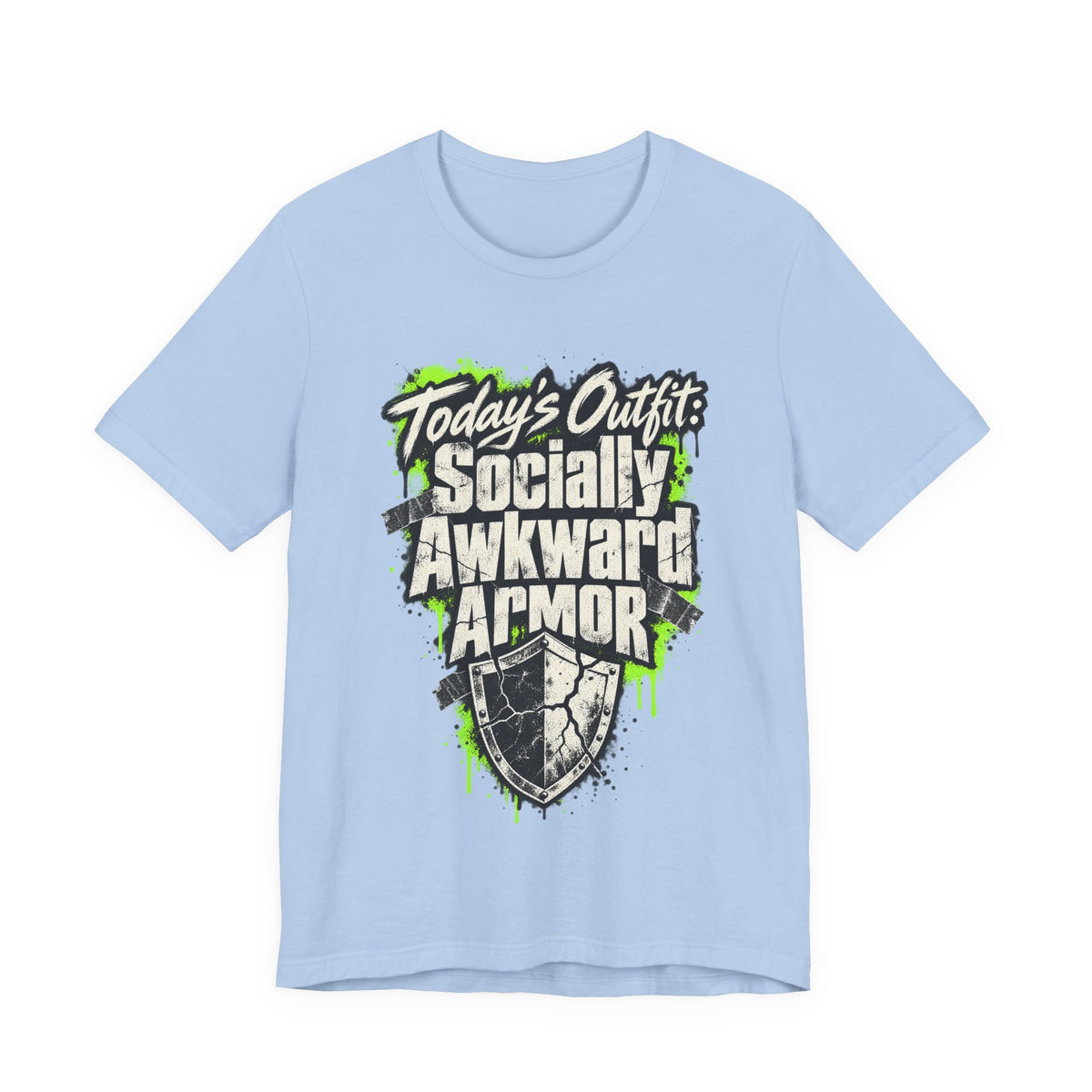 Today’s Outfit: Socially Awkward Armor Funny Introvert T-Shirt