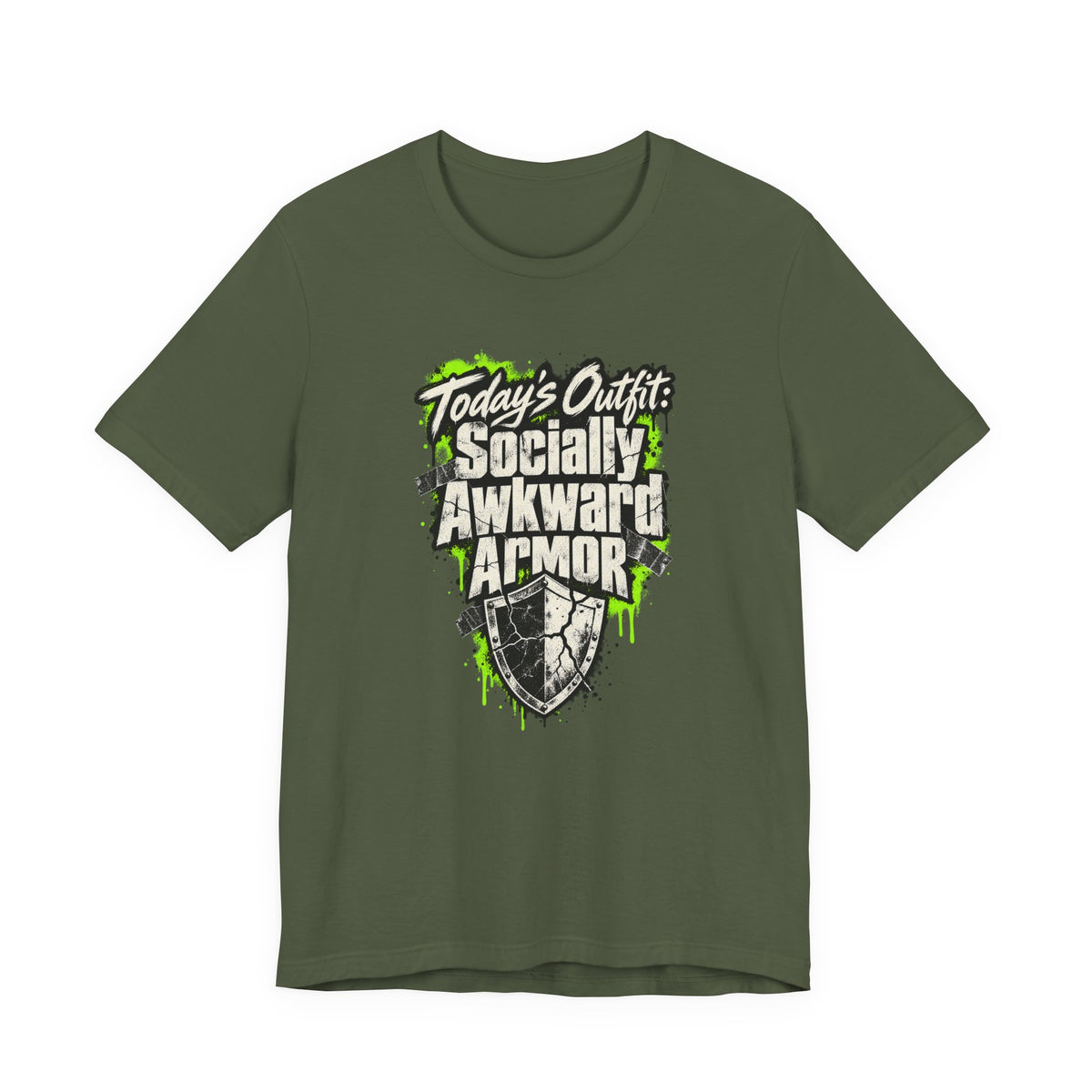 Today’s Outfit: Socially Awkward Armor Funny Introvert T-Shirt