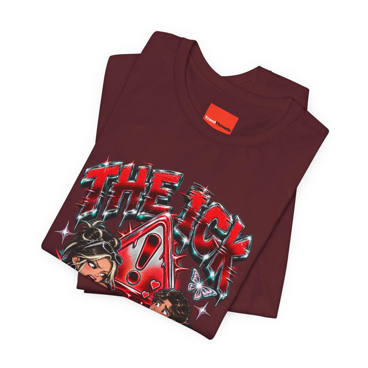 THE ICK Funny Y2K Graphic T-Shirt