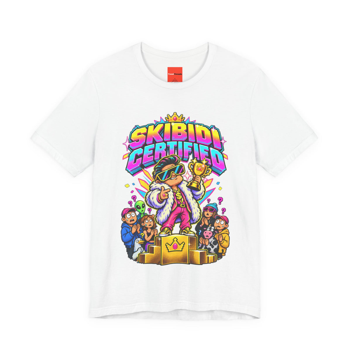 SKIBIDI CERTIFIED Funny Y2K T-Shirt