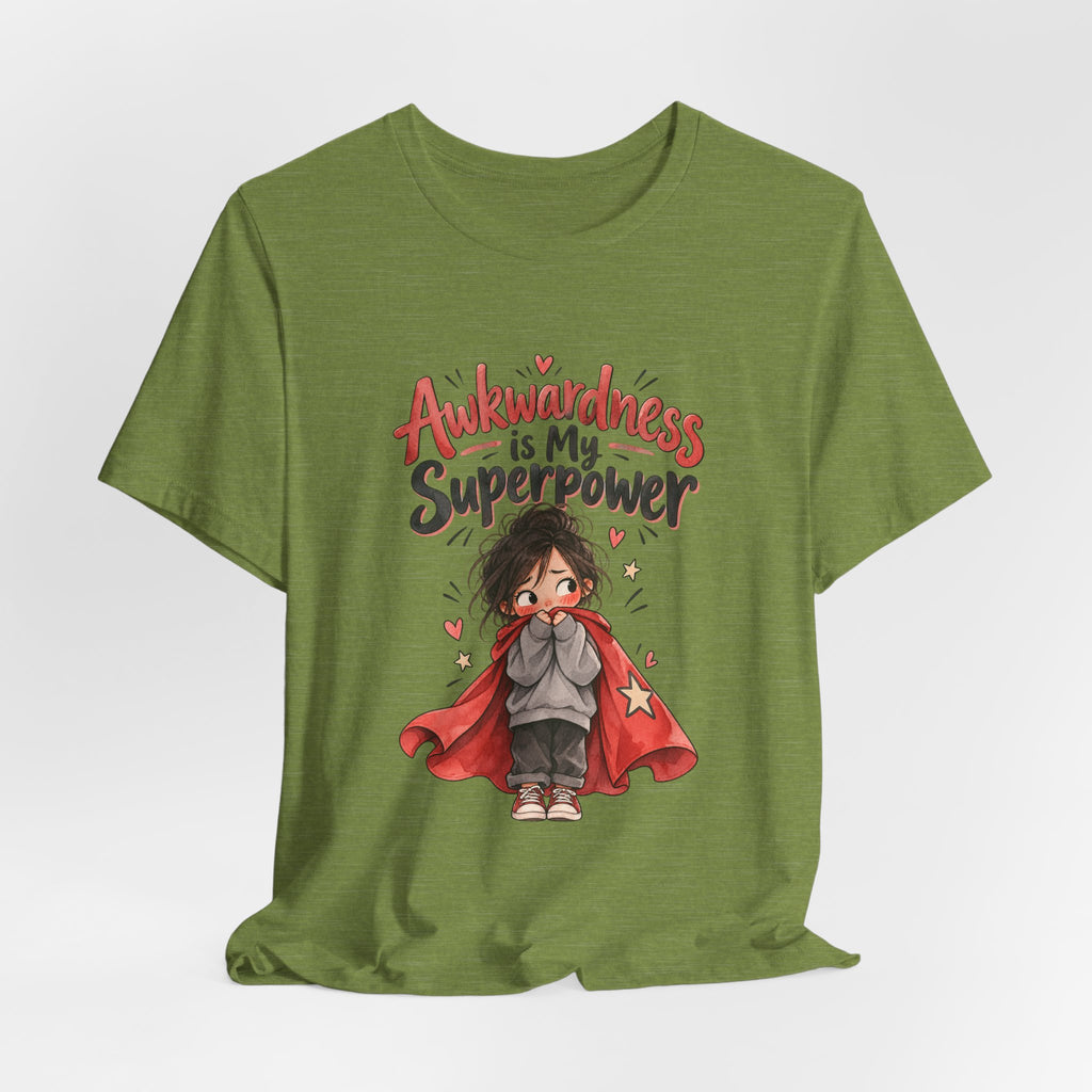 Awkwardness is My Superpower Funny Introvert T-Shirt