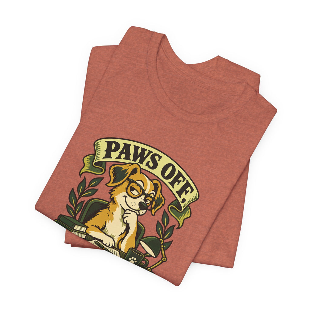 Paws Off, I’m Plotting Funny Pet Humor T-Shirt