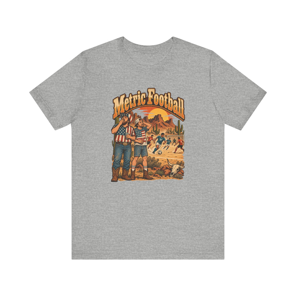 Metric Football Funny Western Ranch T-Shirt