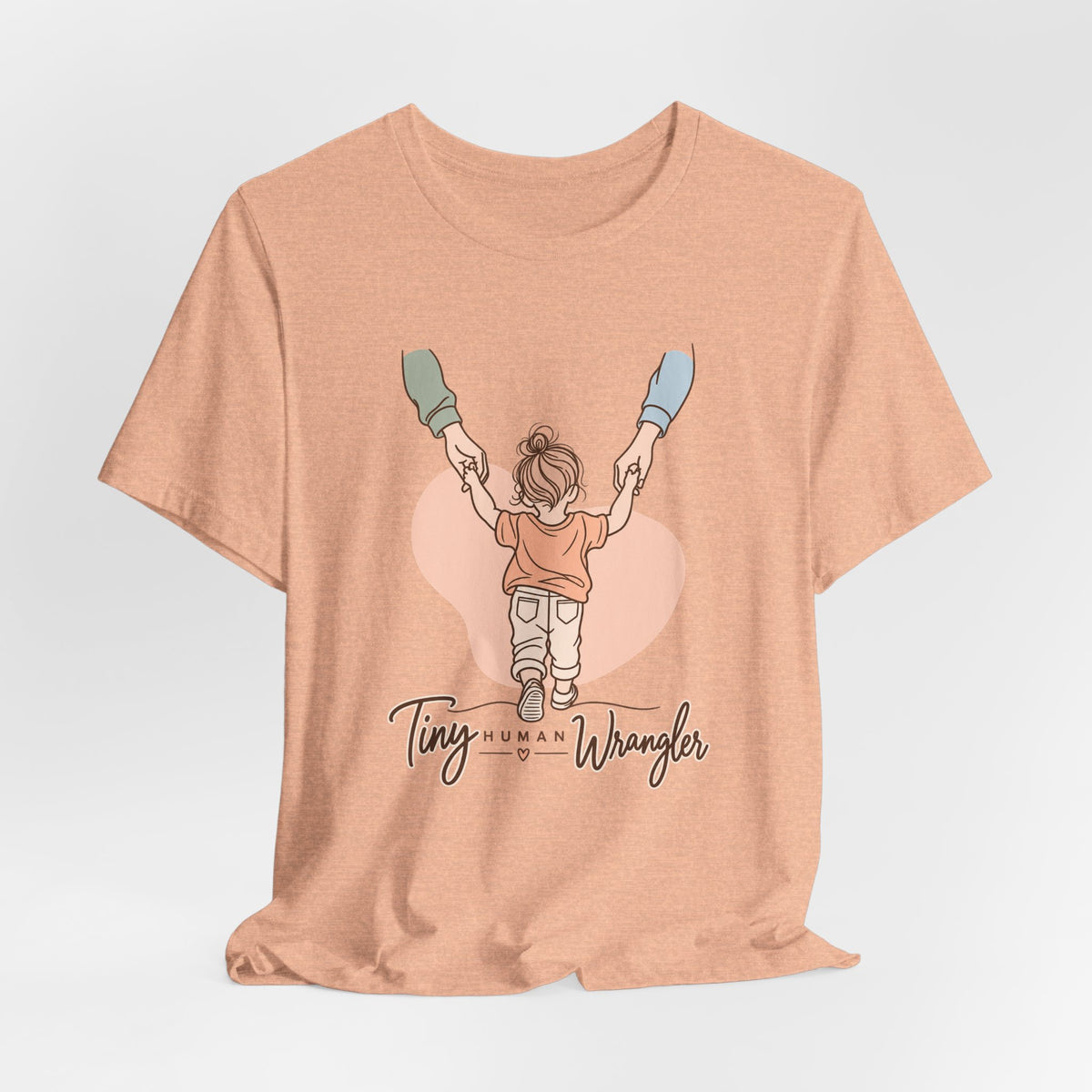 Tiny Human Wrangler Funny Parent T-Shirt