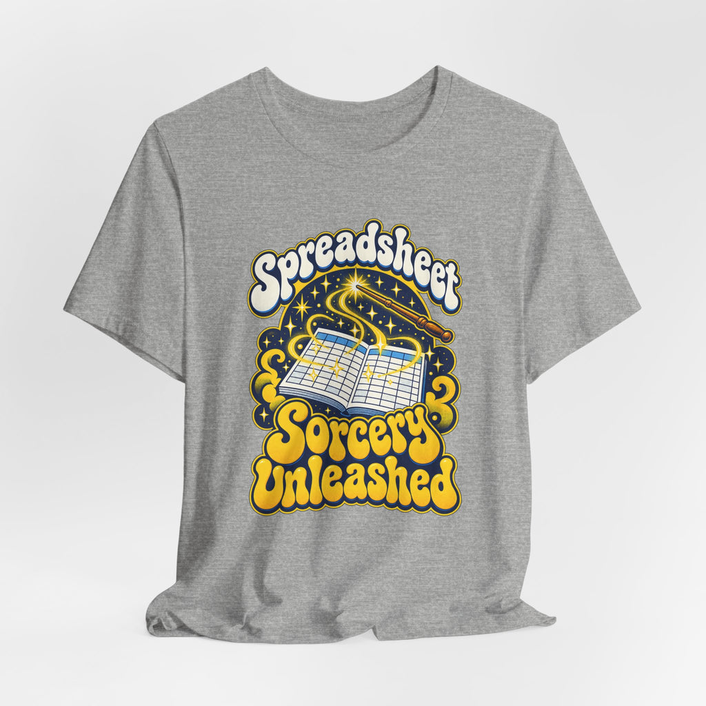 Spreadsheet Sorcery Unleashed Funny Office Humor T-Shirt