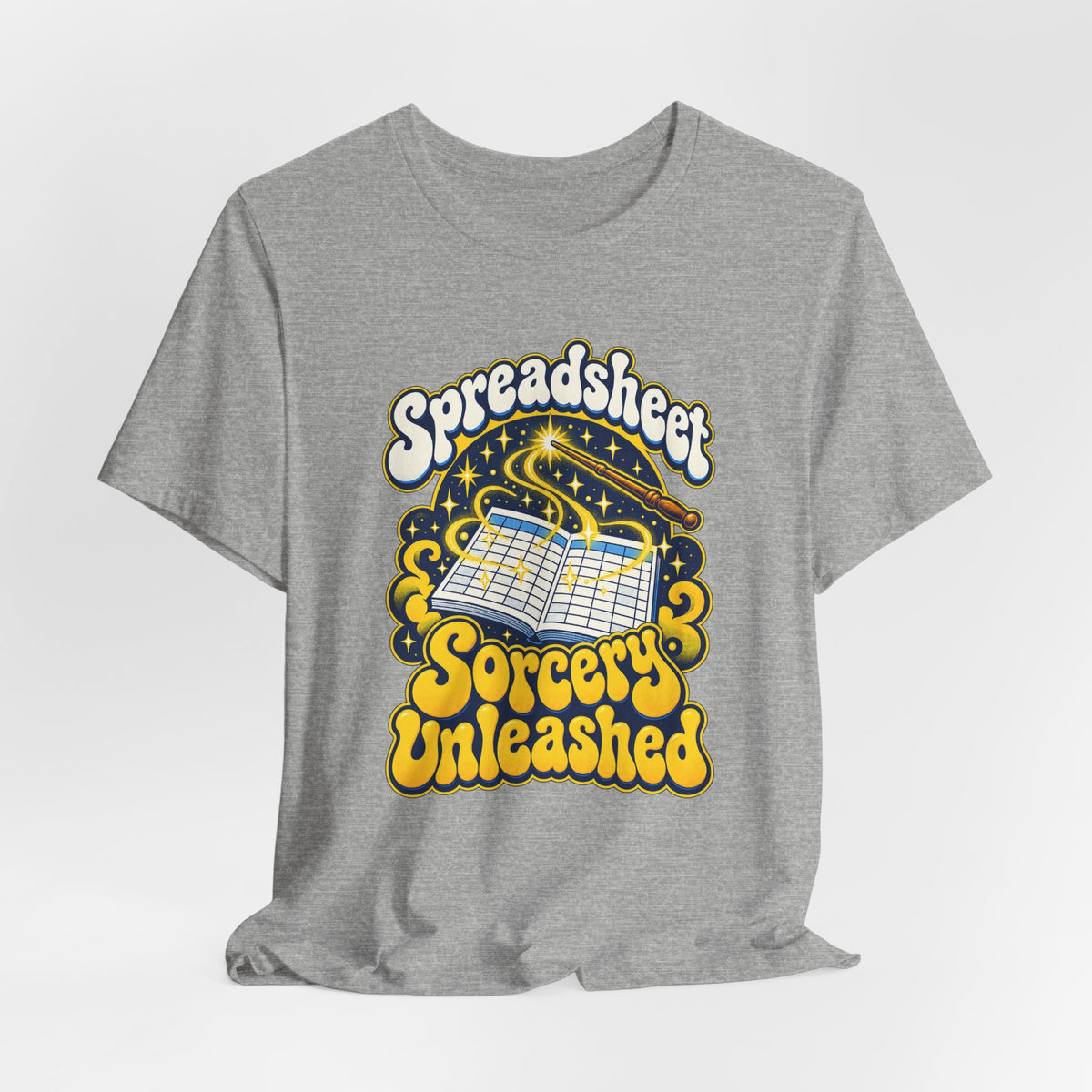 Spreadsheet Sorcery Unleashed Funny Office Humor T-Shirt