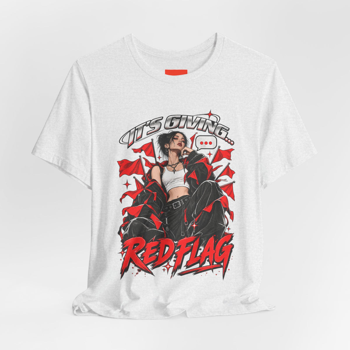 IT’S GIVING… RED FLAG Funny Graphic T-Shirt