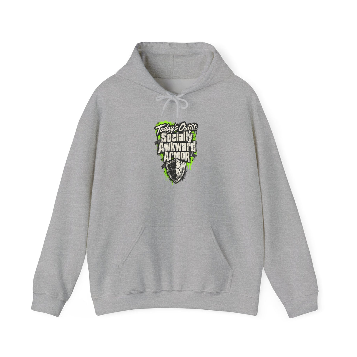 Today’s Outfit: Socially Awkward Armor Funny Introvert Hoodie