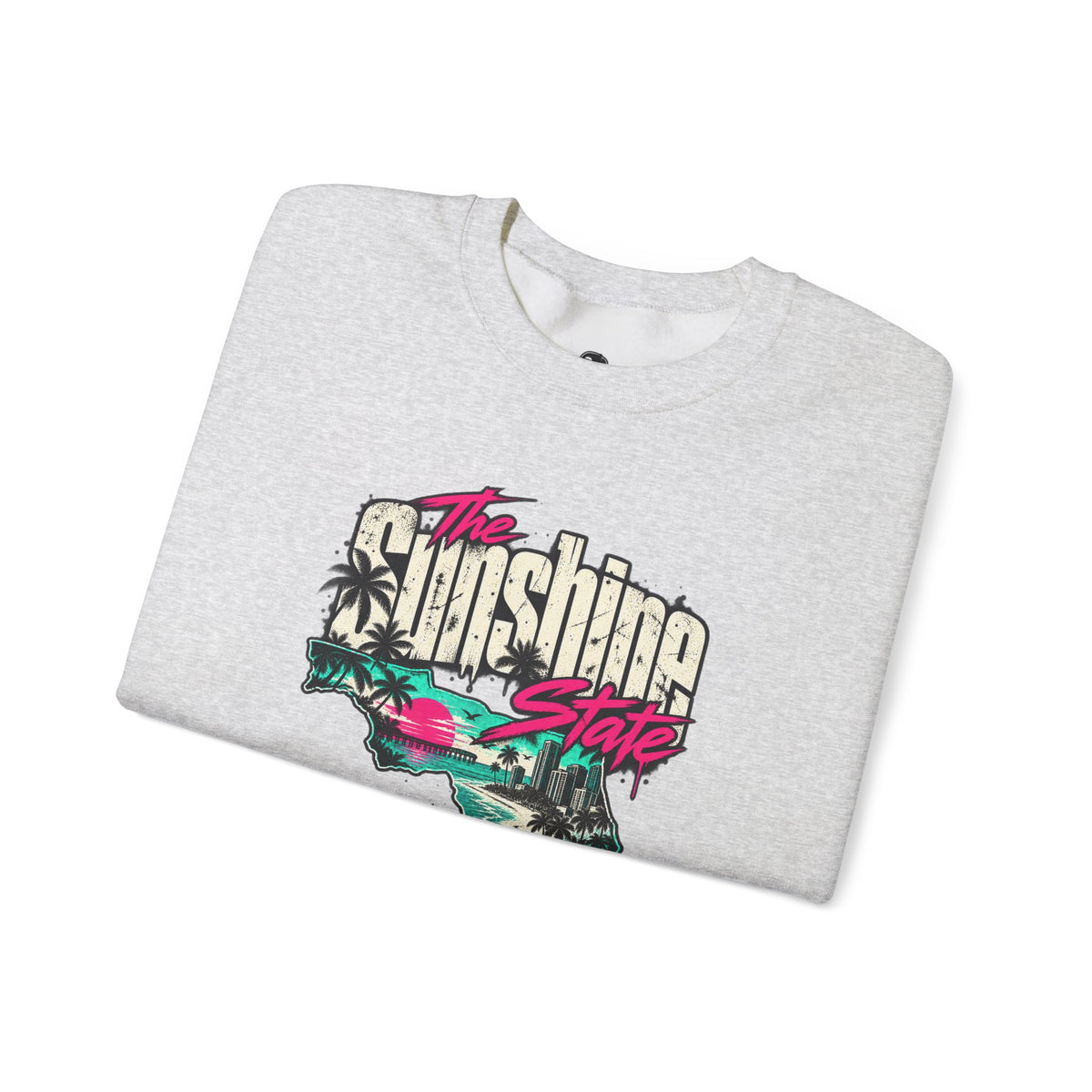 The Sunshine State Funny Minimalist Typography Sweatshirt