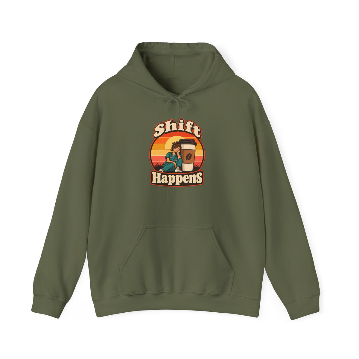 Shift Happens Funny Nurse Humor Hoodie