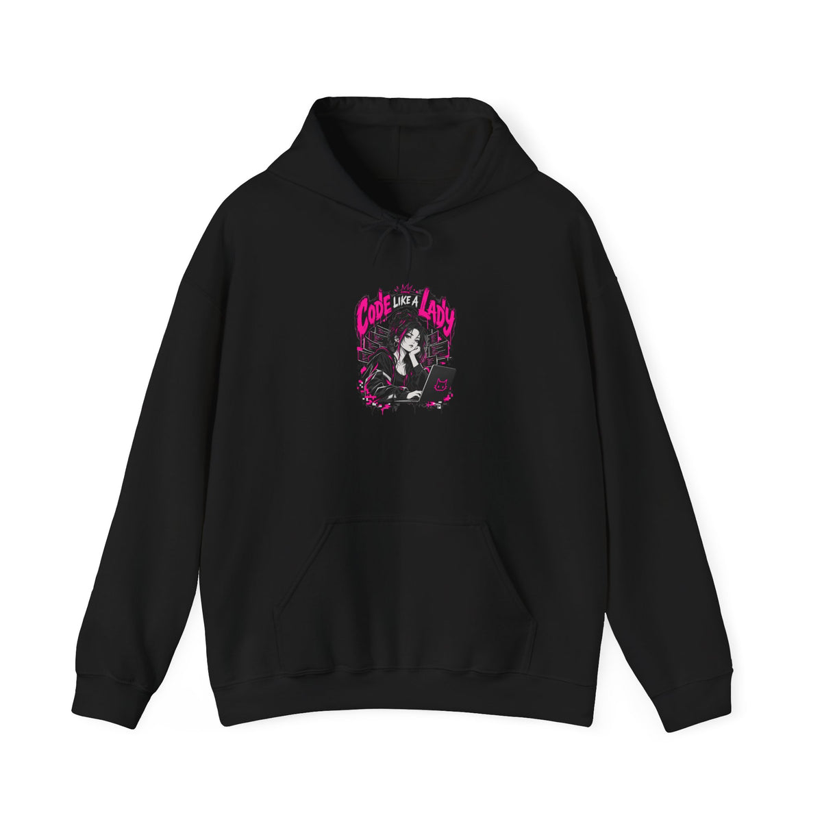 Code Like A Lady Funny Programmer Hoodie