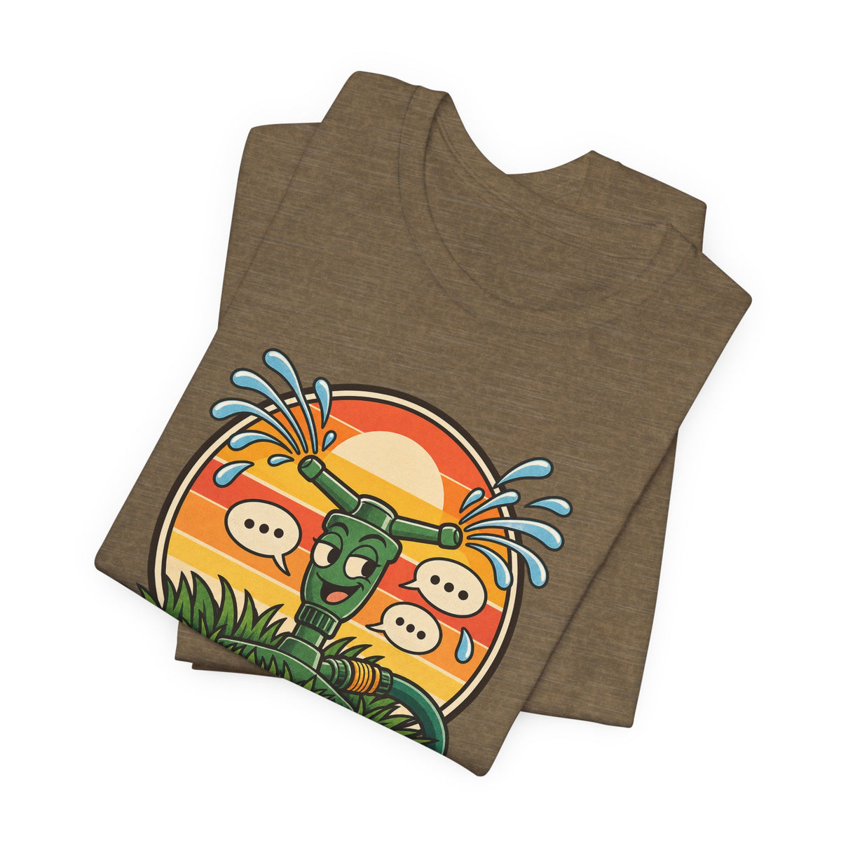 Fluent In Lawn Gossip Funny Gardening T-Shirt