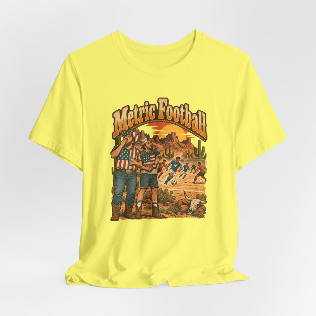 Metric Football Funny Western Ranch T-Shirt