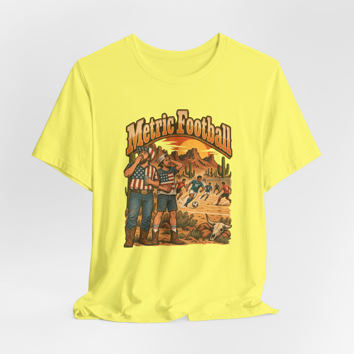Metric Football Funny Western Ranch T-Shirt