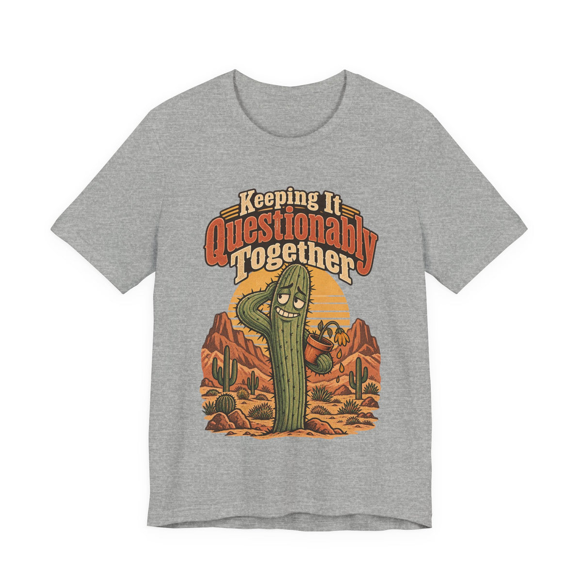Keeping It Questionably Together Funny Western Ranch T-Shirt