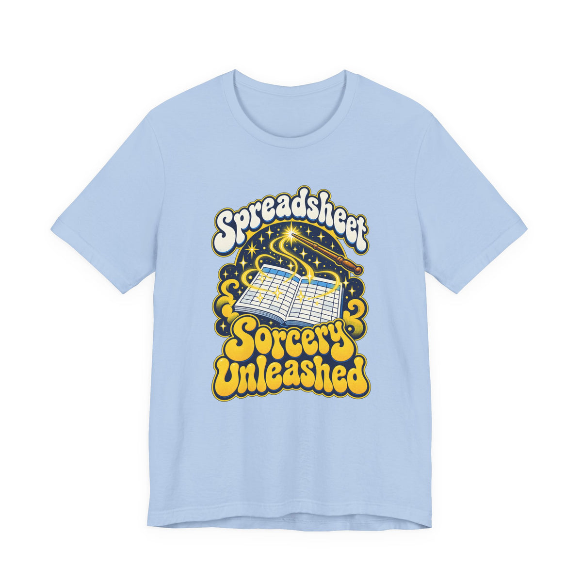 Spreadsheet Sorcery Unleashed Funny Office Humor T-Shirt