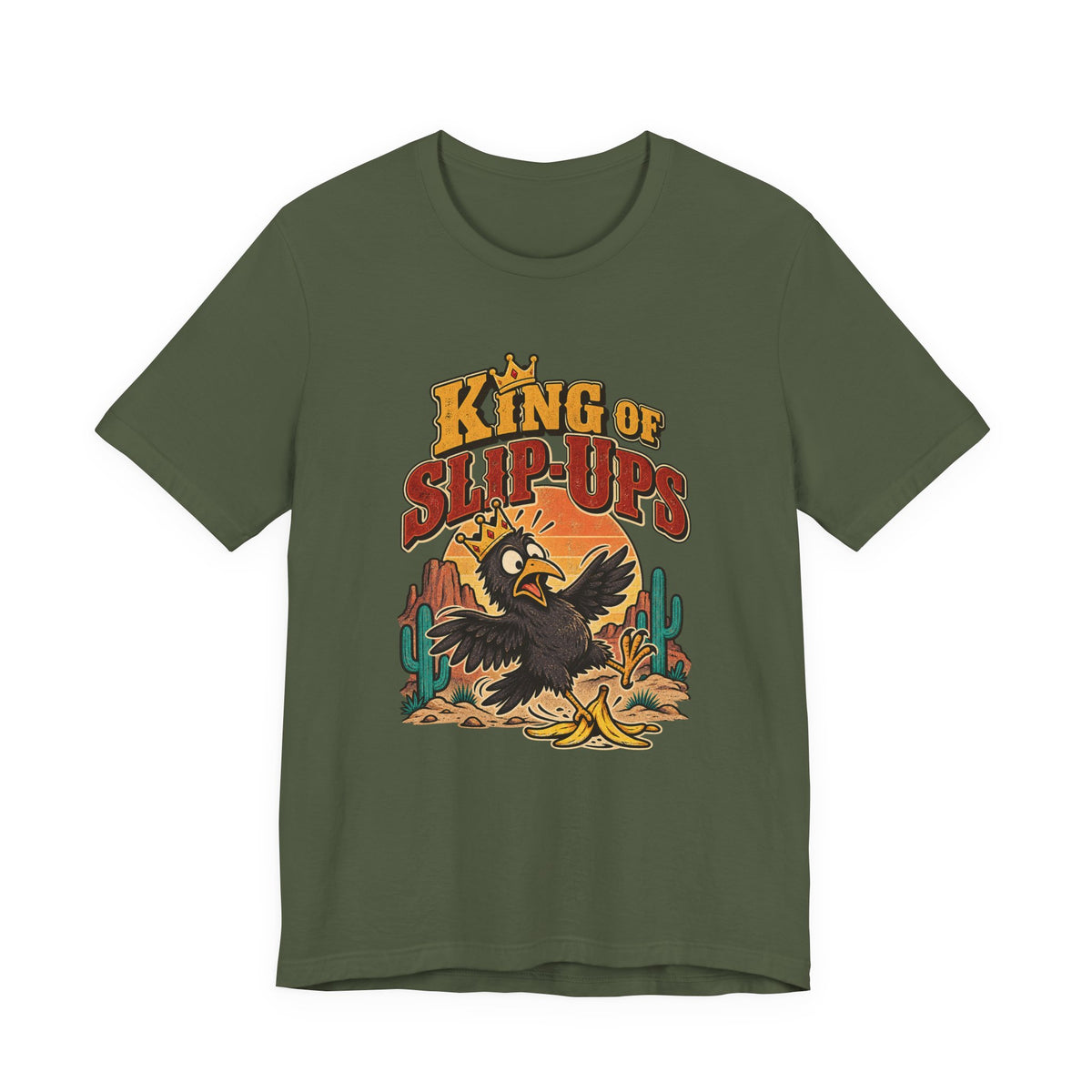 King of Slip-Ups Funny Western Ranch T-Shirt