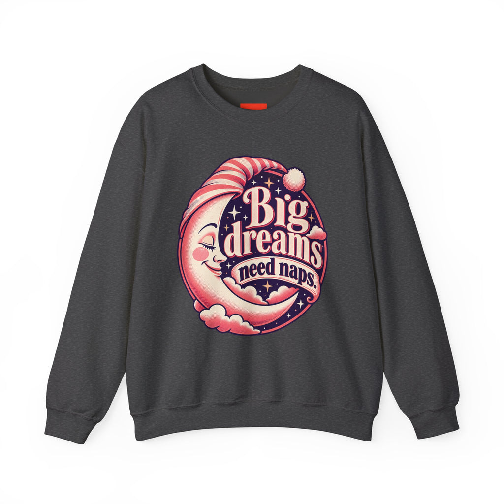 Big Dreams Need Naps Funny Sleep Sweatshirt