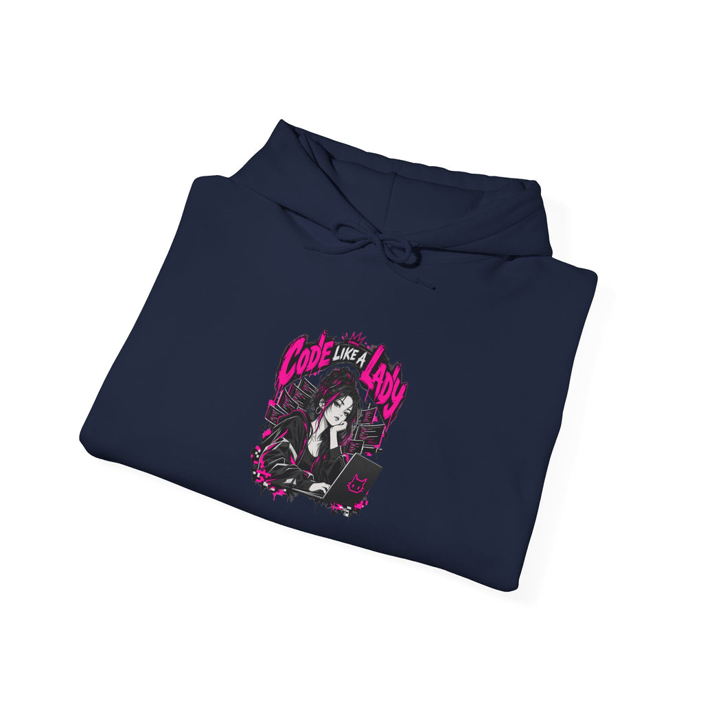 Code Like A Lady Funny Programmer Hoodie
