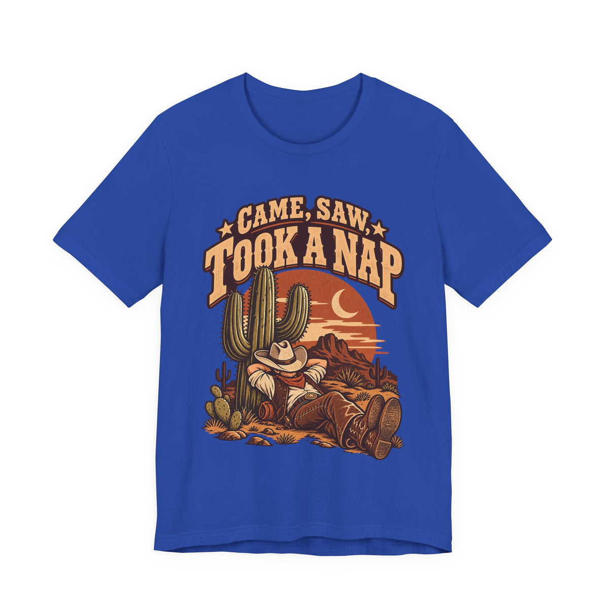 Came, Saw, Took A Nap Funny Self-Deprecating T-Shirt