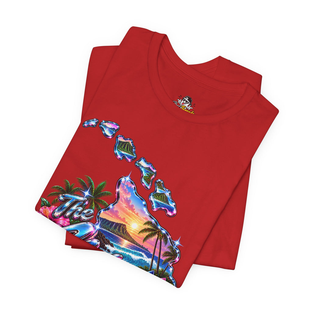 The Aloha State Funny Minimalist Typography T-Shirt