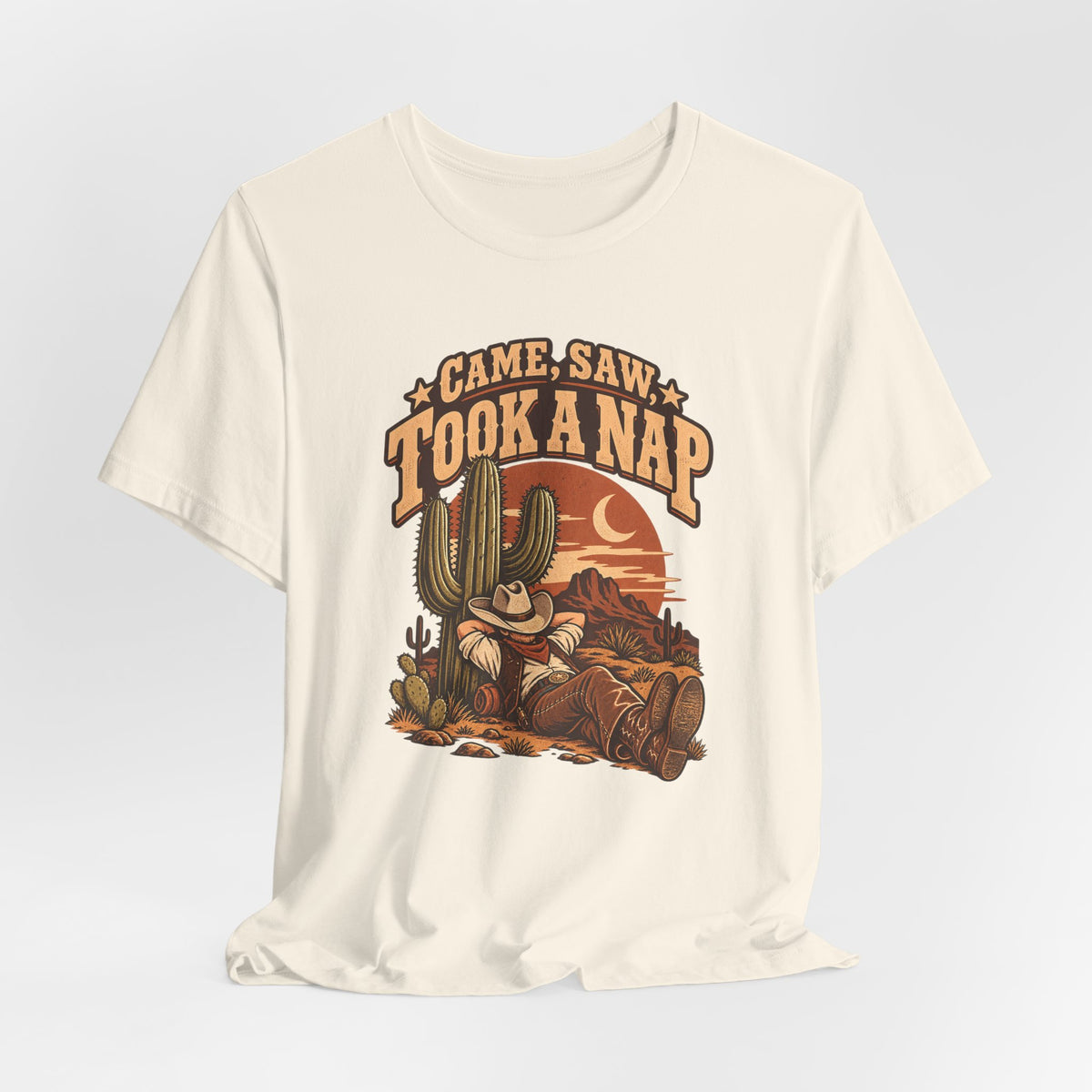Came, Saw, Took A Nap Funny Self-Deprecating T-Shirt