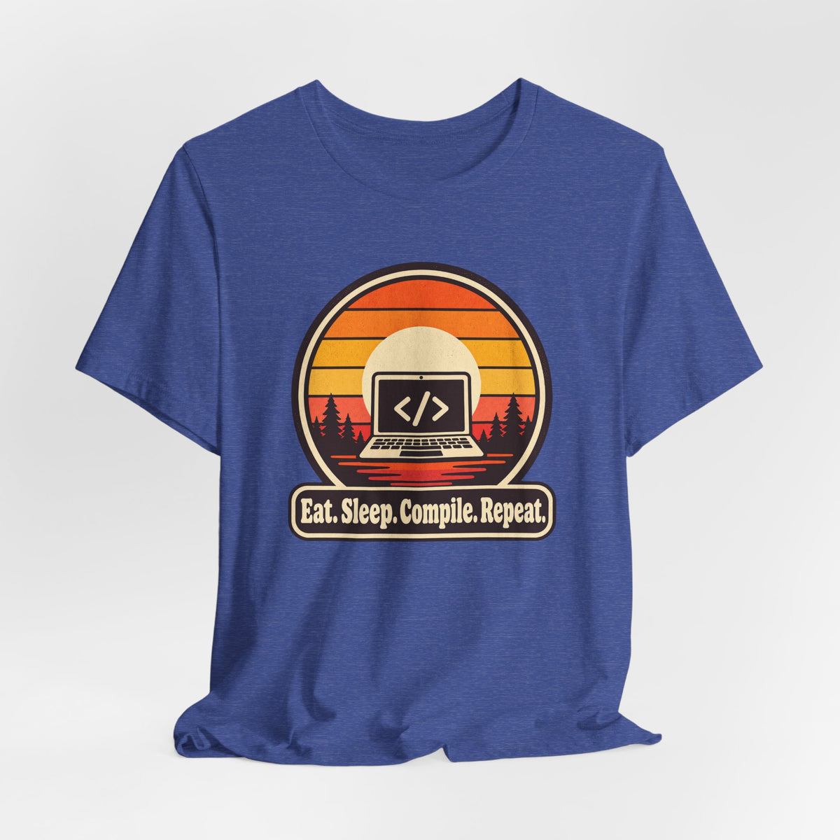 Eat Sleep Compile Repeat Funny Programmer T-Shirt
