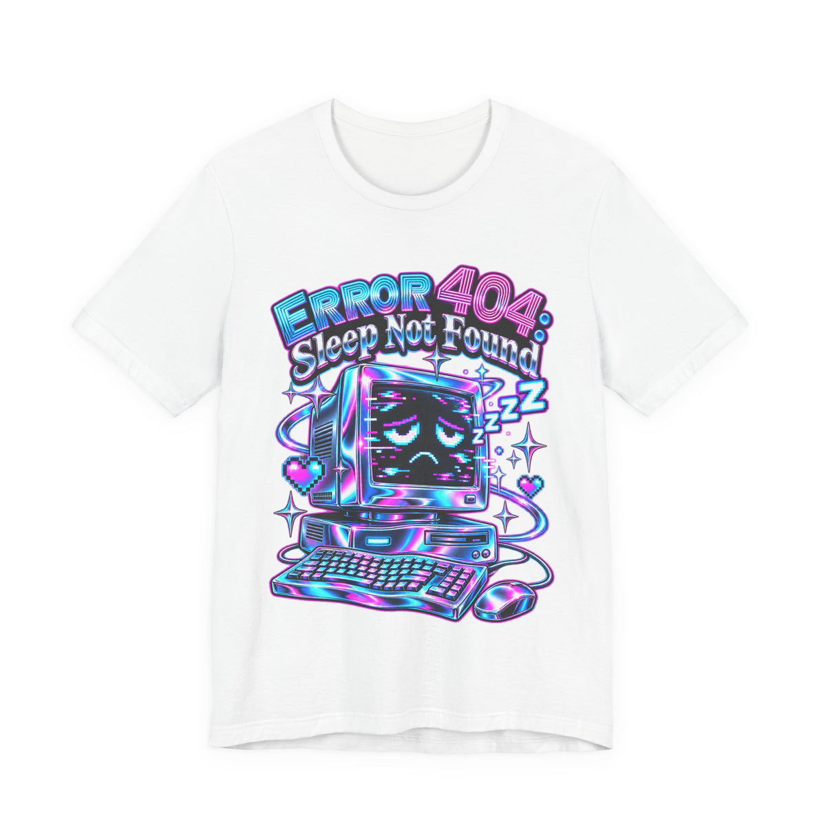 Error 404: Sleep Not Found Funny Programmer T-Shirt