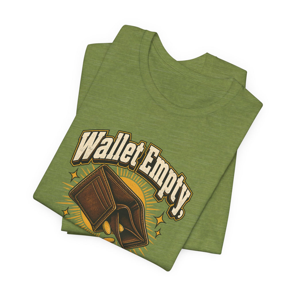 Wallet Empty, Hope Full Funny Cryptocurrency Investor T-Shirt