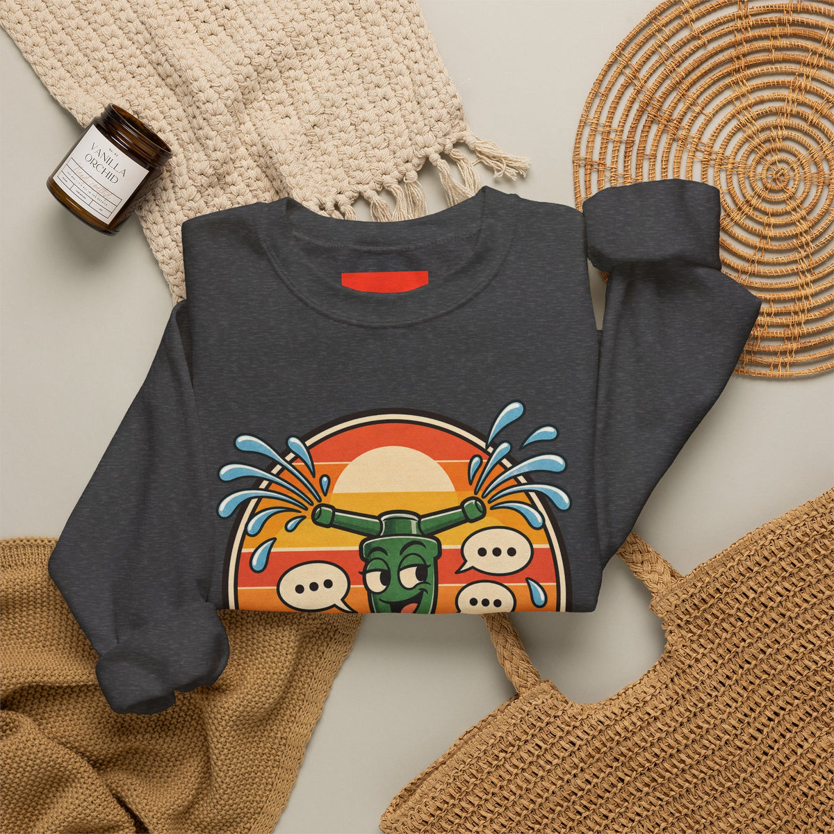 Fluent In Lawn Gossip Funny Gardening Sweatshirt
