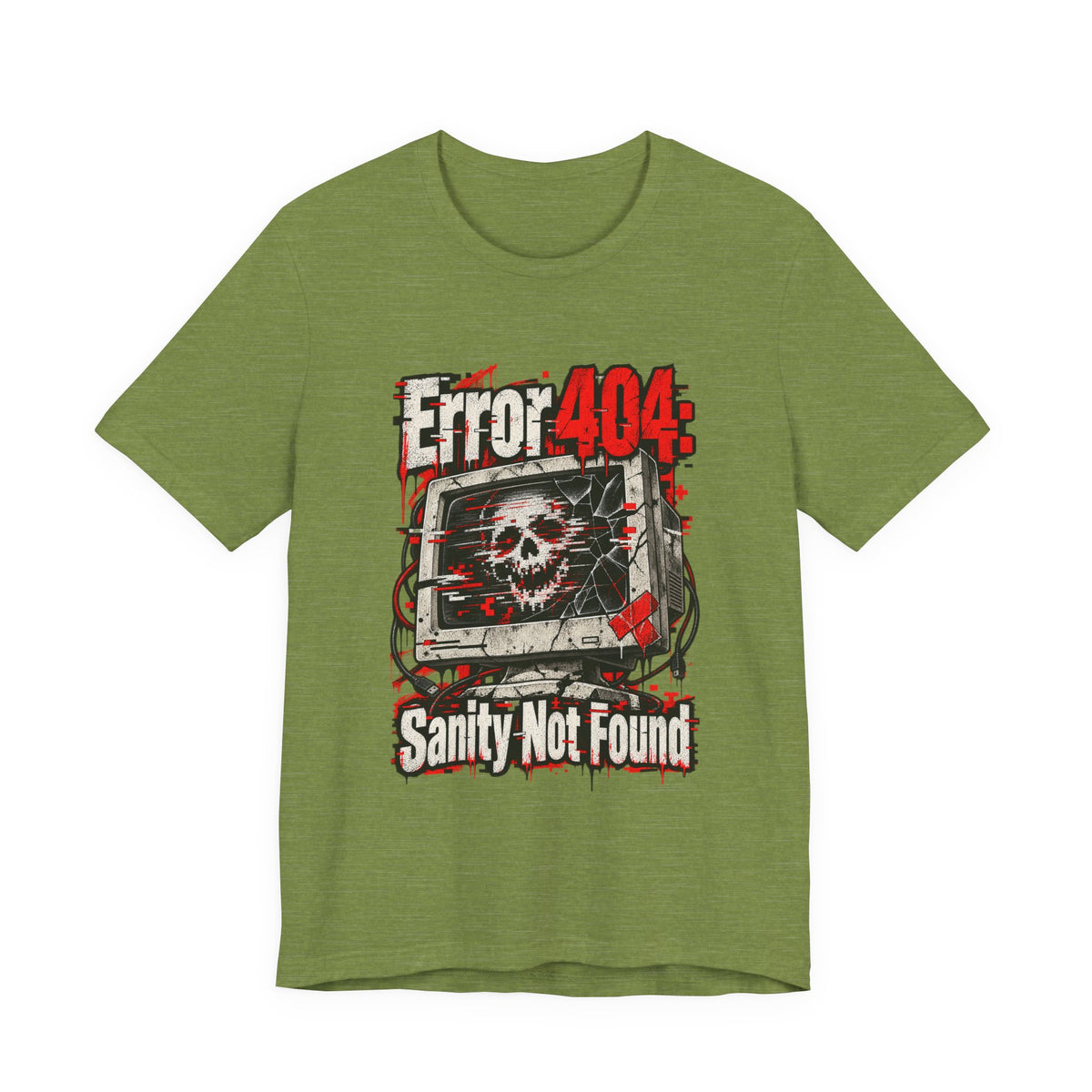 Error 404: Sanity Not Found Funny Tech T-Shirt