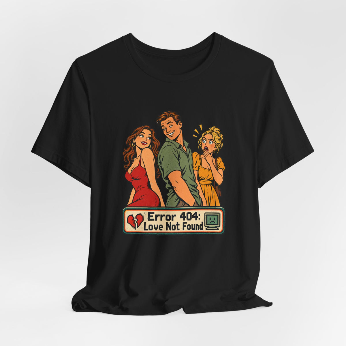 Error 404: Love Not Found Funny Programmer T-Shirt