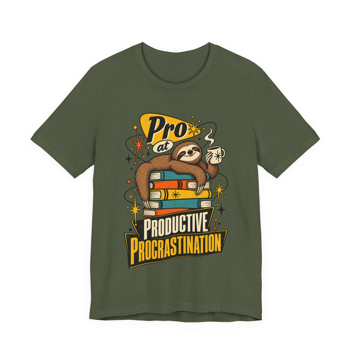 Pro at Productive Procrastination Funny Sarcastic T-Shirt