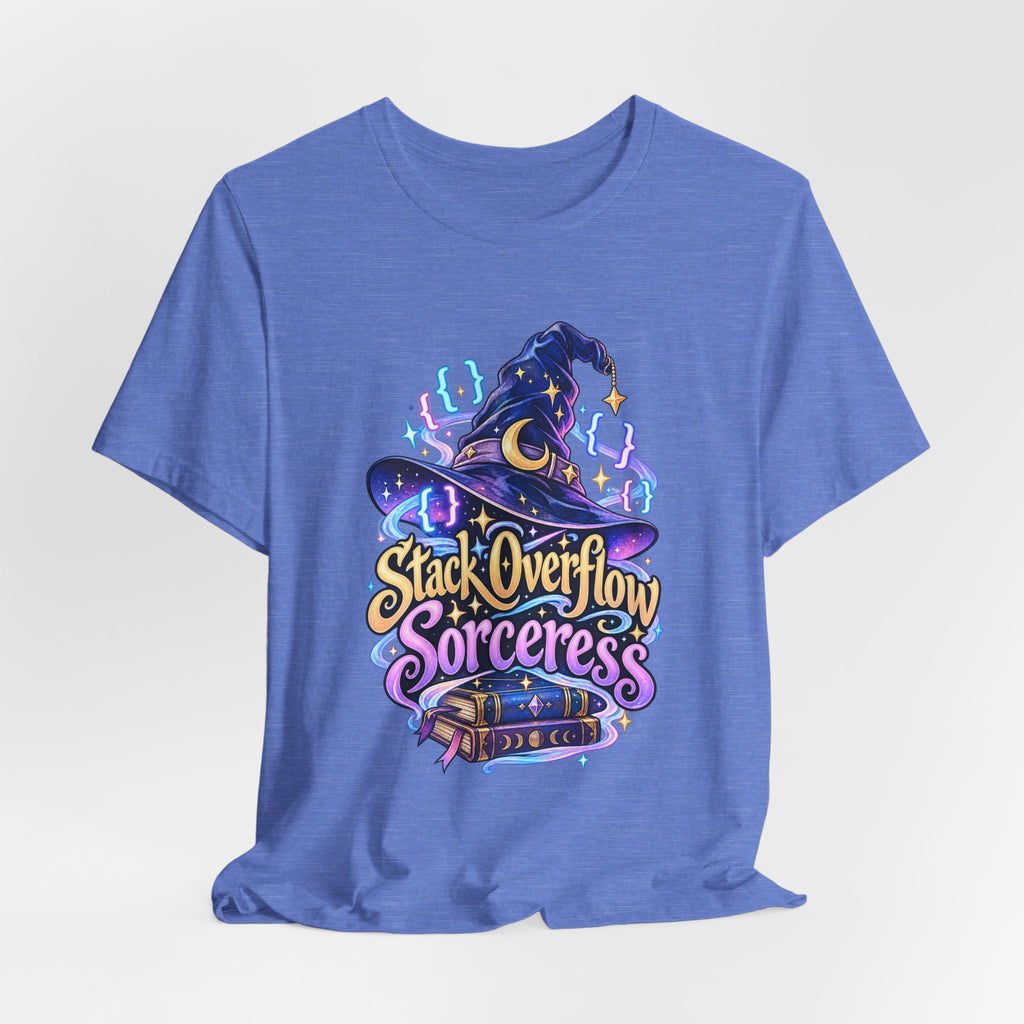Stack Overflow Sorceress Funny Programmer T-Shirt