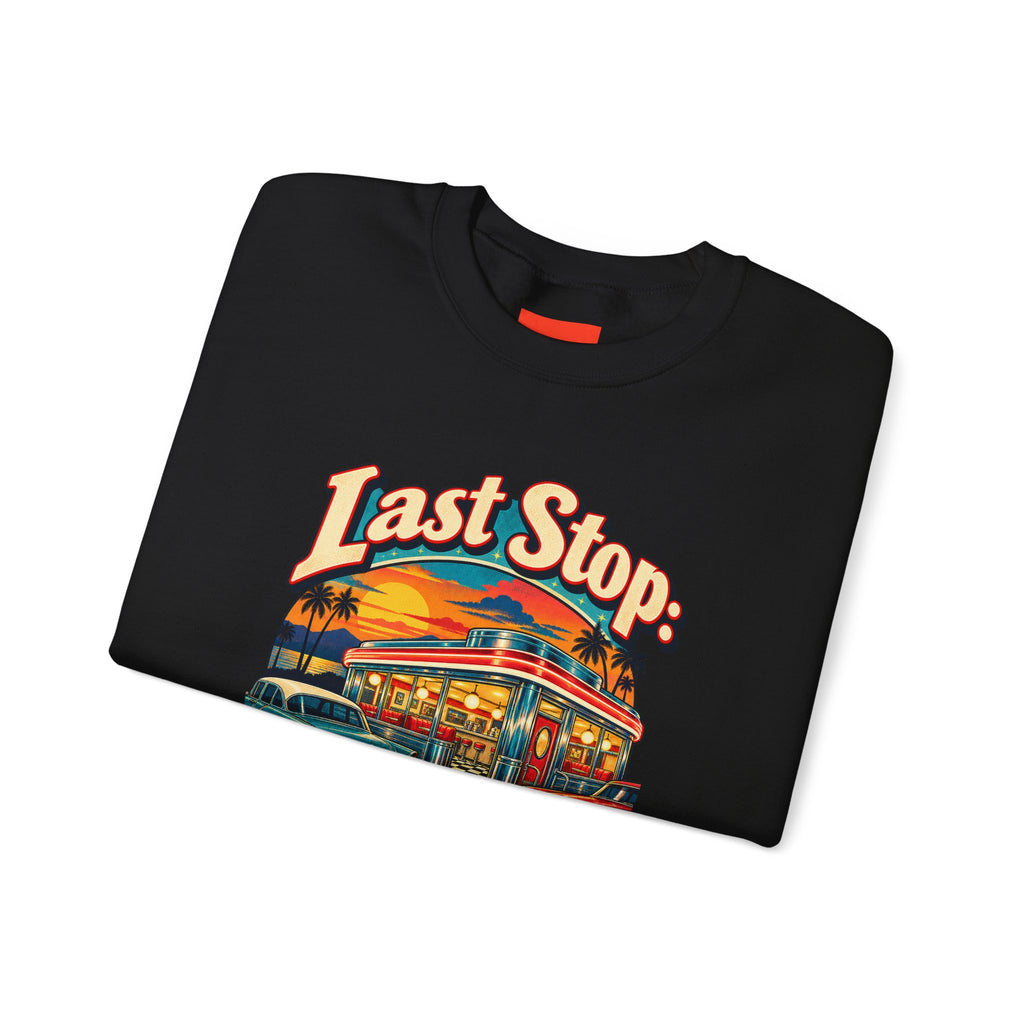 Last Stop: Nostalgia Lane Funny Retro Vintage Sweatshirt