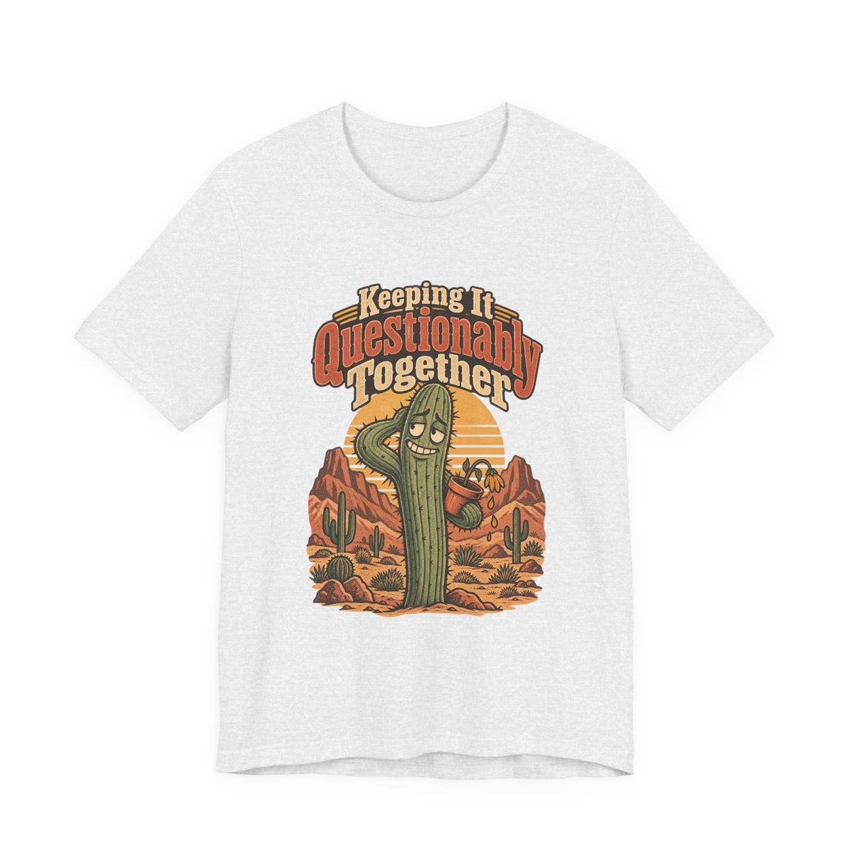 Keeping It Questionably Together Funny Western Ranch T-Shirt