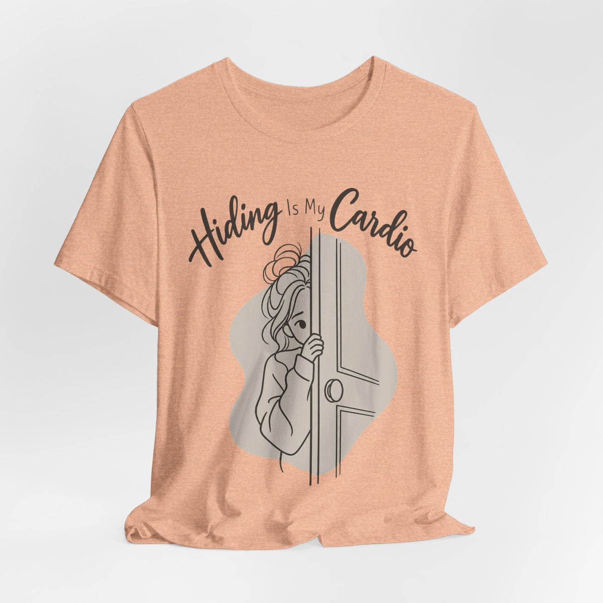 Hiding Is My Cardio Funny Introvert T-Shirt