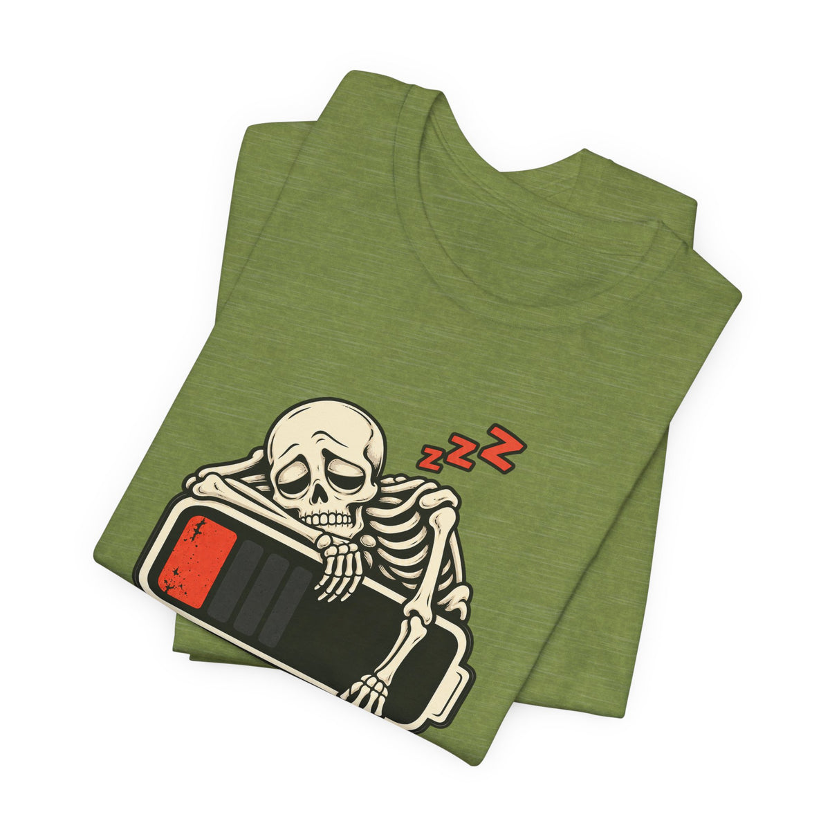 Low Battery, Mind Shutting Down Funny Self-Deprecating T-Shirt
