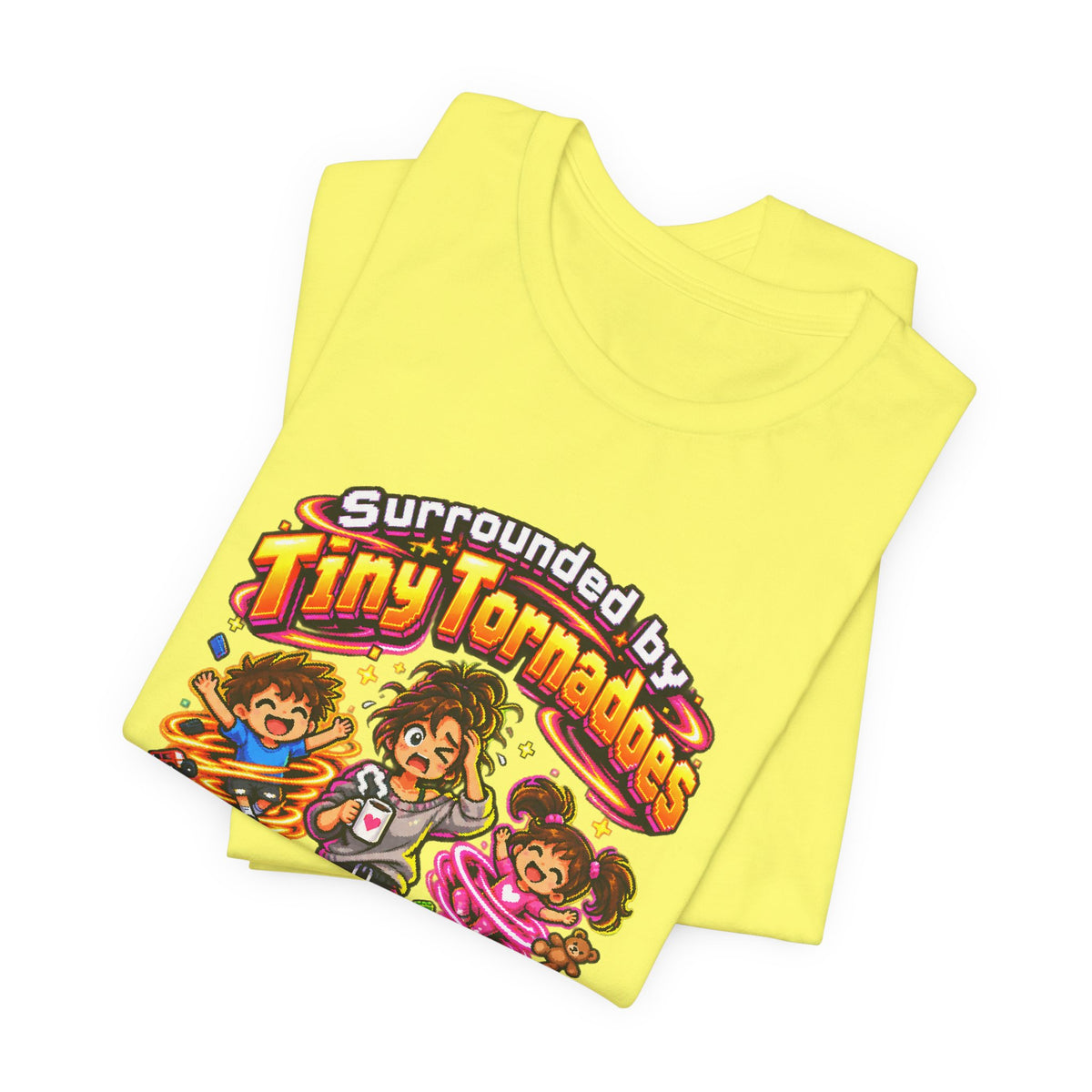Surrounded by Tiny Tornadoes Funny Parent T-Shirt