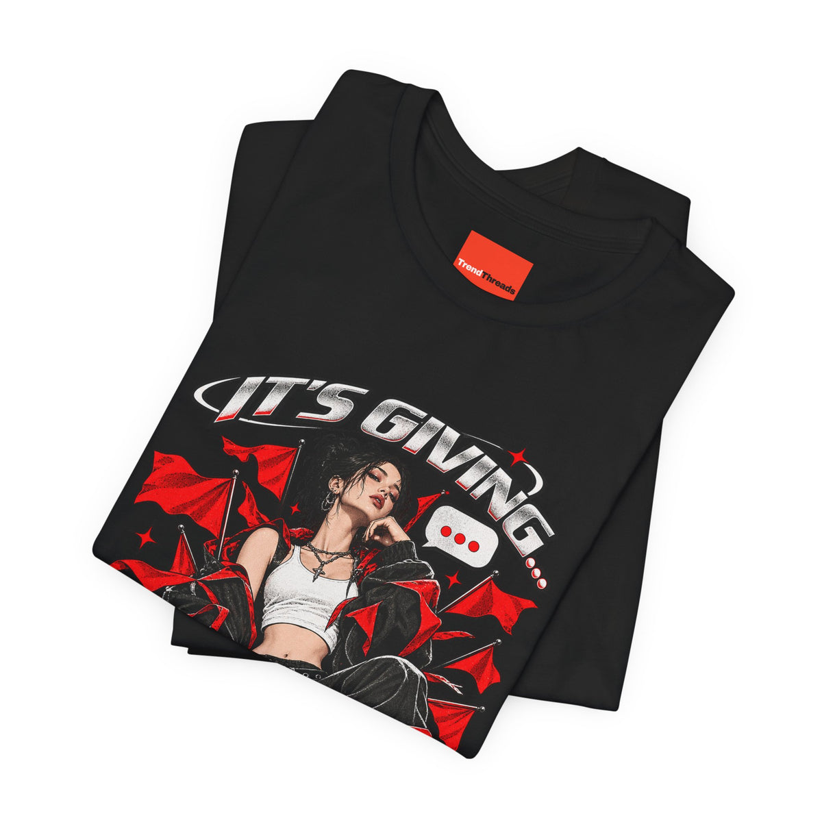 IT’S GIVING… RED FLAG Funny Graphic T-Shirt
