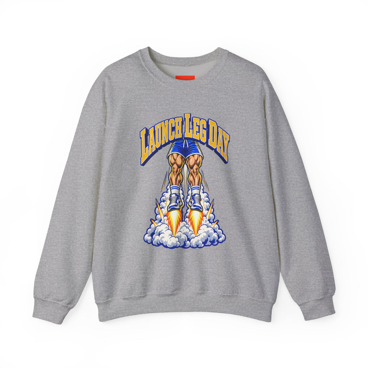 Launch Leg Day Funny Fitness Sweatshirt
