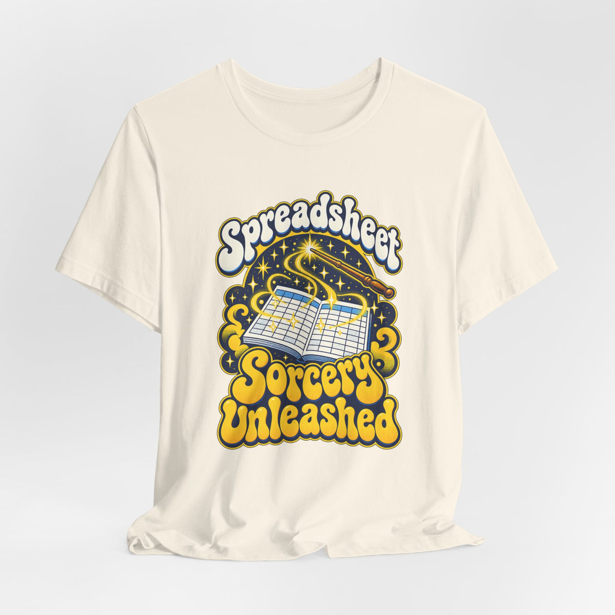 Spreadsheet Sorcery Unleashed Funny Office Humor T-Shirt
