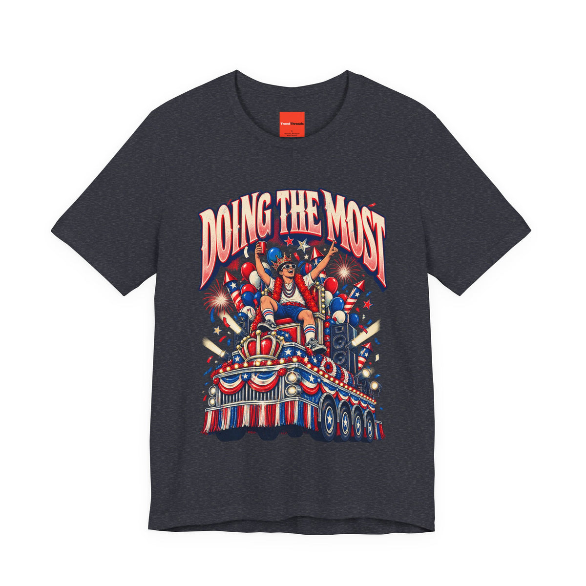 DOING THE MOST Funny Retro Vintage T-Shirt