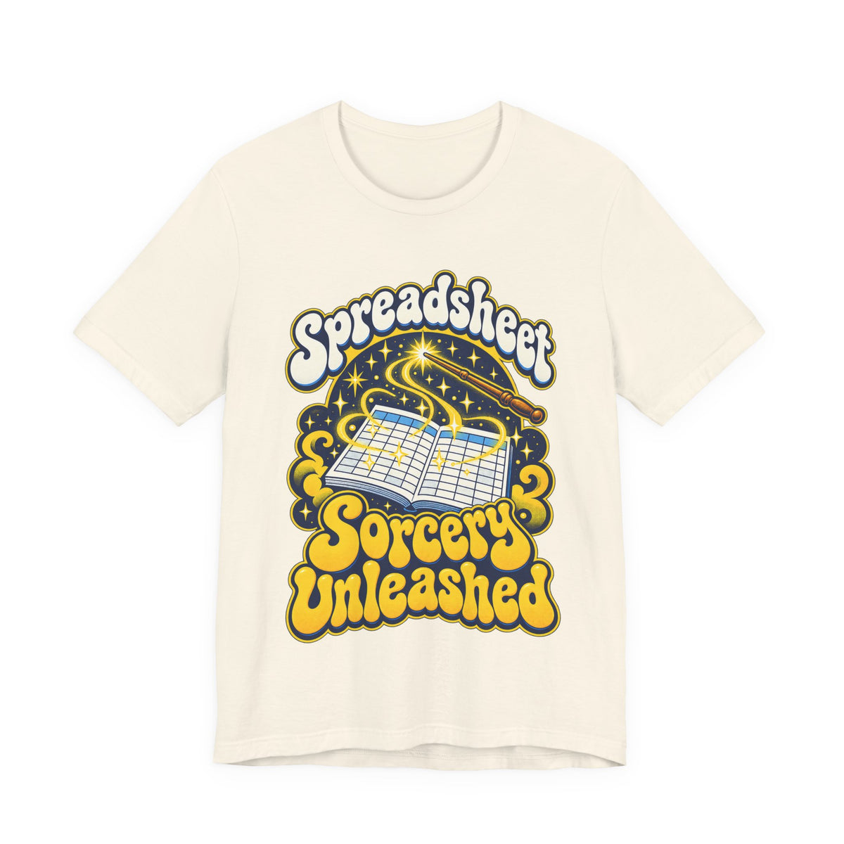 Spreadsheet Sorcery Unleashed Funny Office Humor T-Shirt