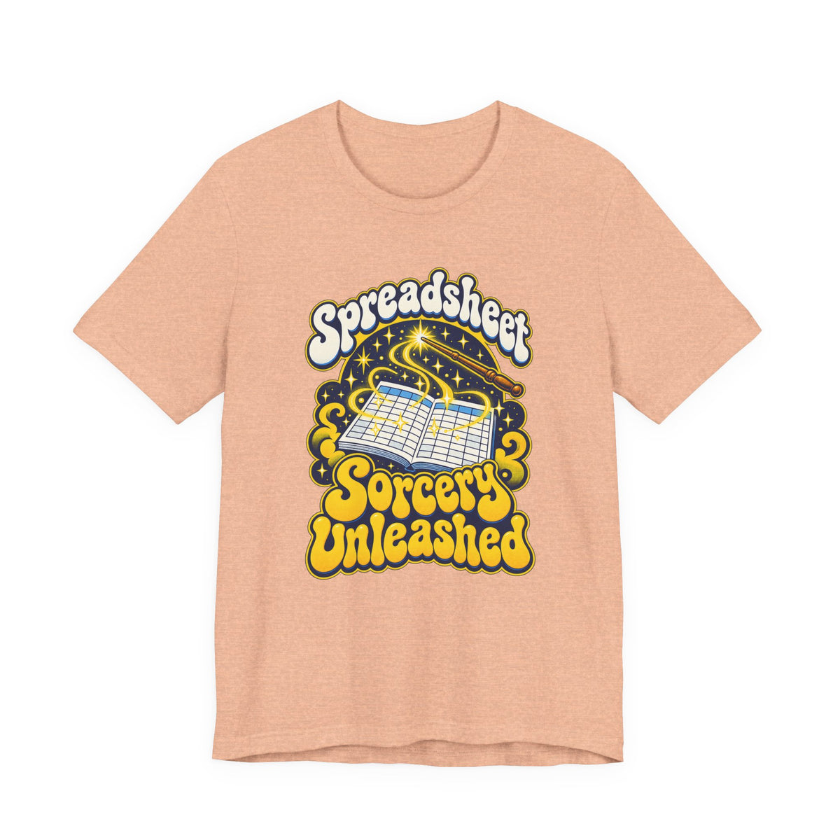 Spreadsheet Sorcery Unleashed Funny Office Humor T-Shirt
